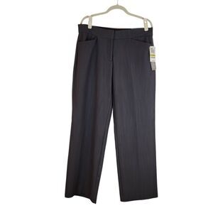JM Collection Curvier Fit Magic Pant Trouser Women 14 Short Black Career NWT